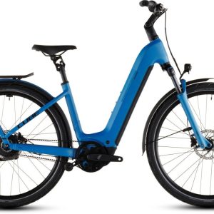 CUBE KATHMANDU HYBRID COMFORT PRO 800 AZURE/BLACK Lage instap AZURE/BLACK EE54 54cm EE54 2026